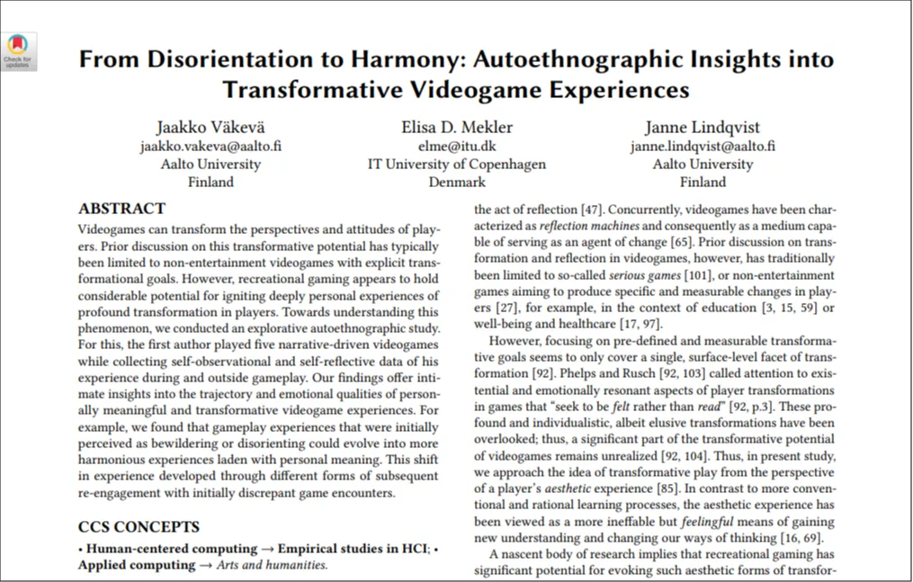 オートエスノグラフィーがひらくゲーム研究の可能性＃１の画像